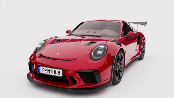 Porsche 911 3d impression modèle modèles Télécharger créalité nuage courses roadsters 3d print model - Mito3D