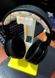 porta-aud fonos headphones stand headset holder Accessories 3d print model - Mito3D