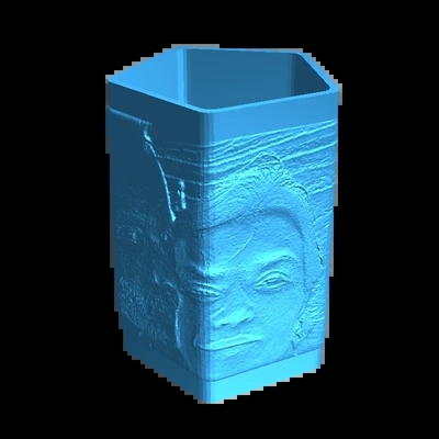 porta caneta 3d modelos baixar crialidade nuvem 3d print model - Mito3D