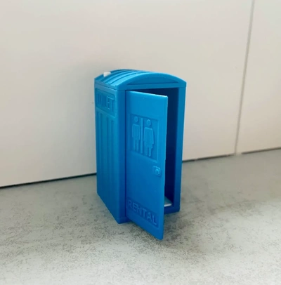 portable toilette 1 32 3d modèles télécharger créalité nuage 3d print model - Mito3D