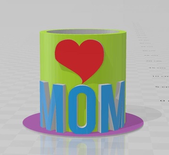 pot mom Others 3d print model - Mito3D