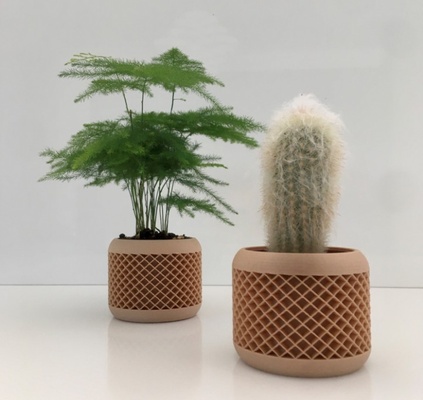pot plante aztèque 2 3d modèles télécharger créalité nuage accueil maison décor 3d print model - Mito3D