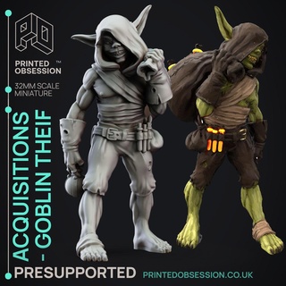 potion theif - goblin brewers presupported Characters 3d print model - Mito3D