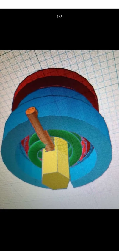 energia pulsante completamente 3d stampato modelli scarica creality nube 3d print model - Mito3D