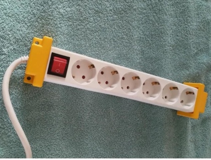 powerstrip mounting solution Accessories 3d print model - Mito3D