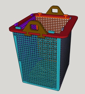 pre filter cesta 3d print model - Mito3D