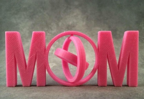 pre print fête mères cadeau 3d print model - Mito3D