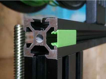 preciso Customizável extrusão v slot capas ender3 impressora partes acessórios 3d print model - Mito3D