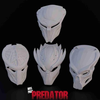 depredador máscara colección 3d modelos descargar crealidad nube mascaras cascos 3d print model - Mito3D