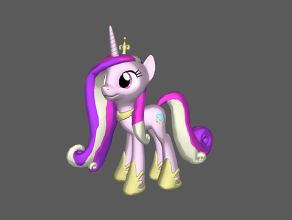 Principessa cadenza pony giocattoli Giochi 3d print model - Mito3D
