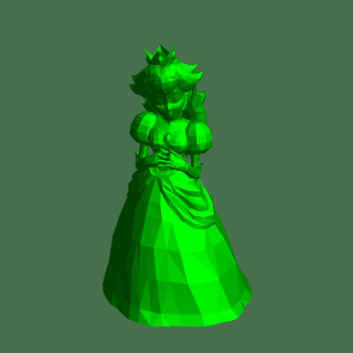 Principessa pesca immaginario personaggi 3d print model - Mito3D
