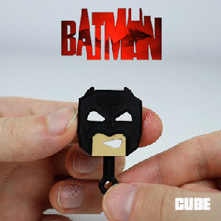 print-in-place batman keychain Toys & Games 3d print model - Mito3D