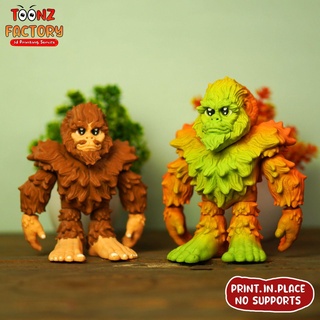 print-in-place cute bigfoot articulated 3d models download creality cloud Myths 3d print model - Mito3D