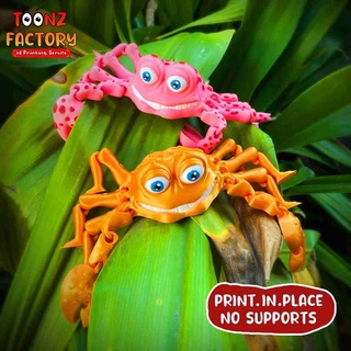print-in-place flexi crab articulated Insects 3d print model - Mito3D