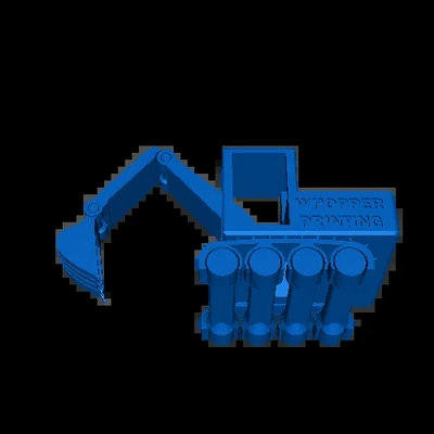 print in place excavator 3d models download creality cloud 3d print model - Mito3D