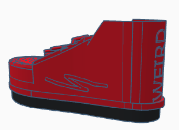 printable sneaker shoe Shoes & Accessories 3d print model - Mito3D