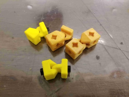 printablok flexi blok 3d modelos baixar crialidade nuvem brinquedo tijolos 3d print model - Mito3D