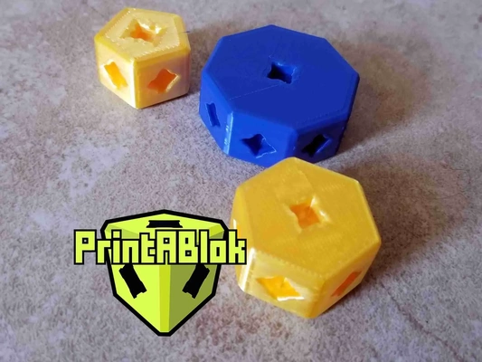 printablok forma bloks 3d modelos descargar crealidad nube 3d print model - Mito3D