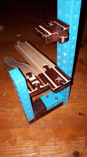 printablok wooden railway bridges sleepers Toy Bricks 3d print model - Mito3D