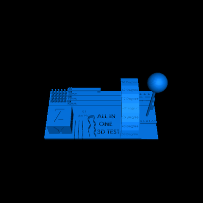 impressora teste 3d modelos baixar crialidade nuvem 3d print model - Mito3D