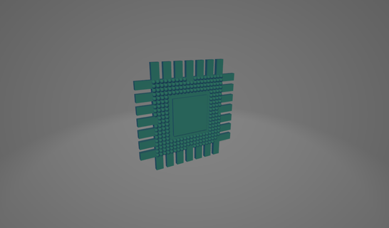 processore 3d print model - Mito3D