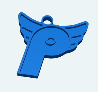 profile bmx keychain logo Vehicles 3d print model - Mito3D