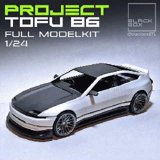 projet Tofu 1 24 kit modèle Véhicules 3d print model - Mito3D