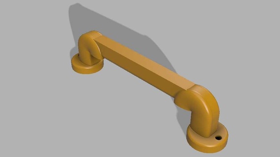 pull door handle Furniture 3d print model - Mito3D