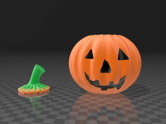 citrouille halloween deko 3d modèles télécharger créalité nuage 3d print model - Mito3D