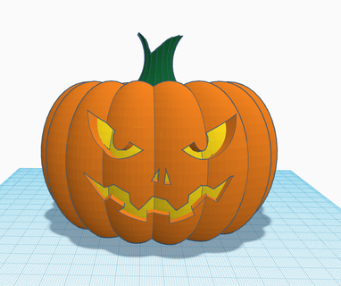 pumpkin Nature & Plants 3d print model - Mito3D