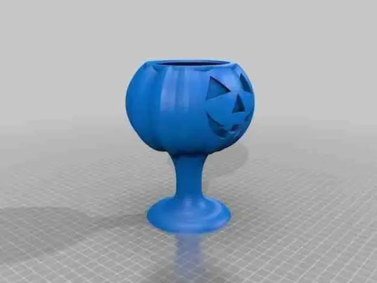 pumpkin goblet 3d models download creality cloud 3d print model - Mito3D