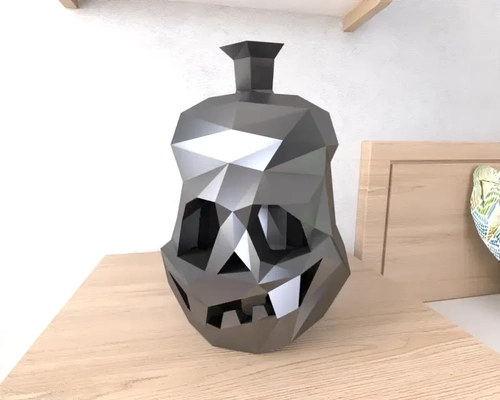 kürbis halloween lowpoly poly 3d modelle download realität wolke 3d print model - Mito3D