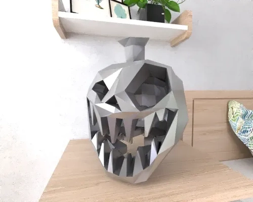 kürbis halloween lowpoly poly 3d modelle download realität wolke 3d print model - Mito3D