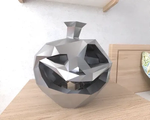 kürbis halloween lowpoly poly 3d modelle download realität wolke 3d print model - Mito3D