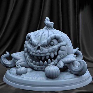 pumpkin monster halloween Monsters 3d print model - Mito3D