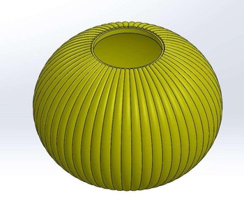 abóbora Panela casa decoração 3d print model - Mito3D