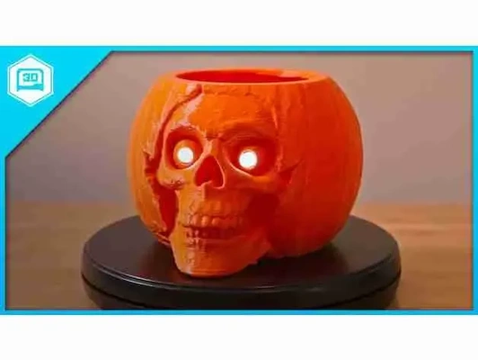 pumpkin skull 3d models download creality cloud 3d print model - Mito3D