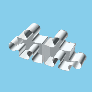 Puzzle Stück schält Box v1 3d print model - Mito3D