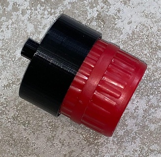 PVC tubo mão rebarbar ferramenta broca adaptador 3d print model - Mito3D