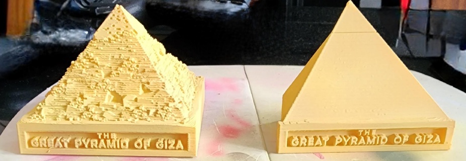 pirâmide Gizé 3d modelos baixar crialidade nuvem arquitetura panorama 3d print model - Mito3D