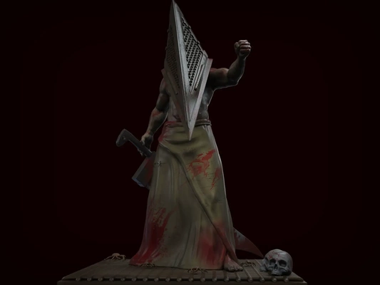 pyramide head silent hill 3d modèles télécharger créalité nuage 3d print model - Mito3D