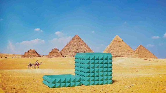 piramide caixa casa decoração 3d print model - Mito3D