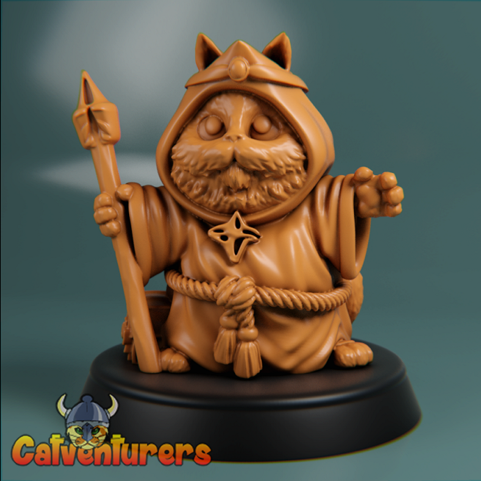 pyxelis great - master wizard cat 3d models download creality cloud Fictional Characters 3D print model - Mito3D