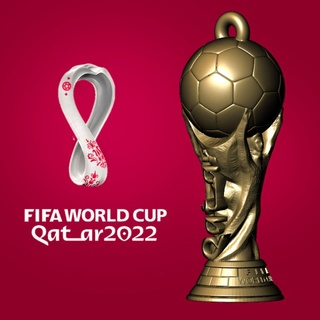 qatar 2022 world cup keychain Sports & Outdoor 3d print model - Mito3D
