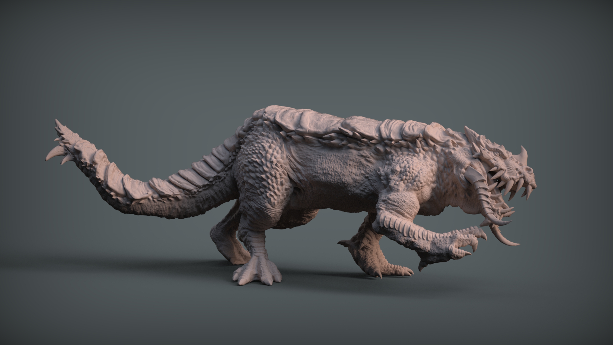 quadrúpede dinossauro animais 3D print model - Mito3D