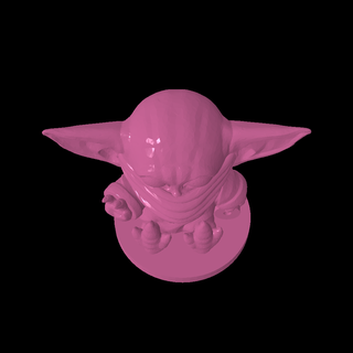 quarantaine yoda personnages 3d print model - Mito3D