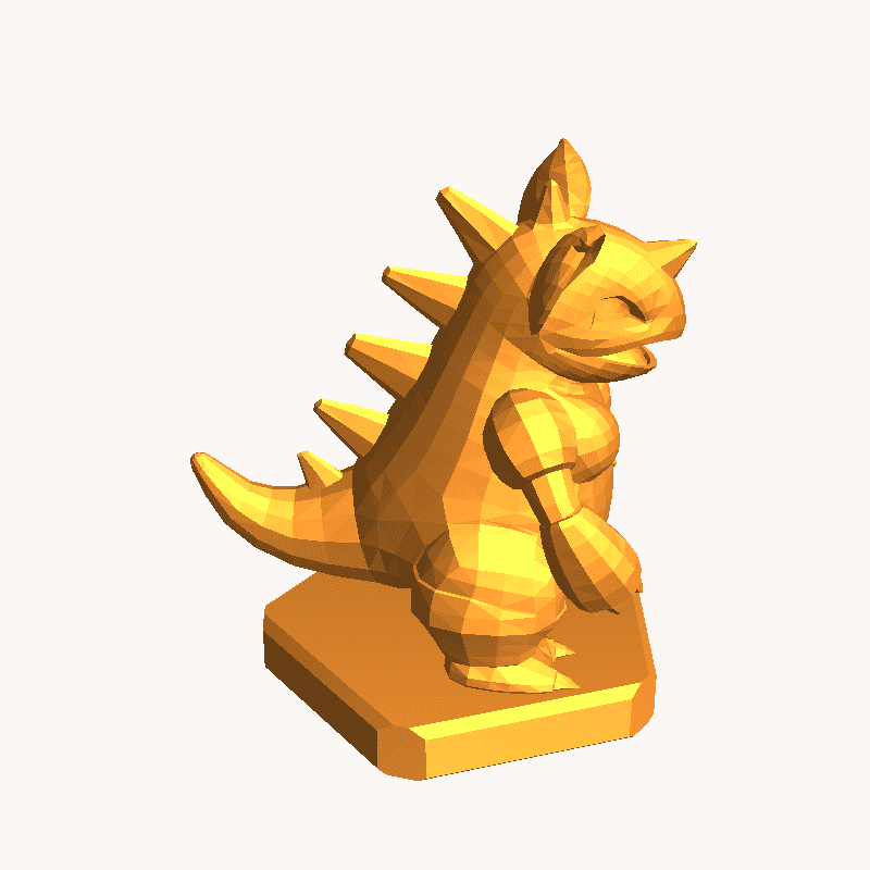 queen nidoqueen fiktiv Zeichen 3D print model - Mito3D