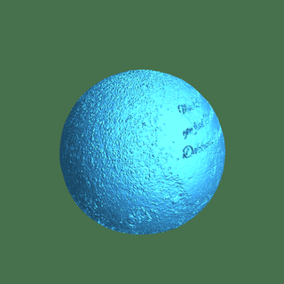 quoted luna Planet Lamp 3d print model - Mito3D