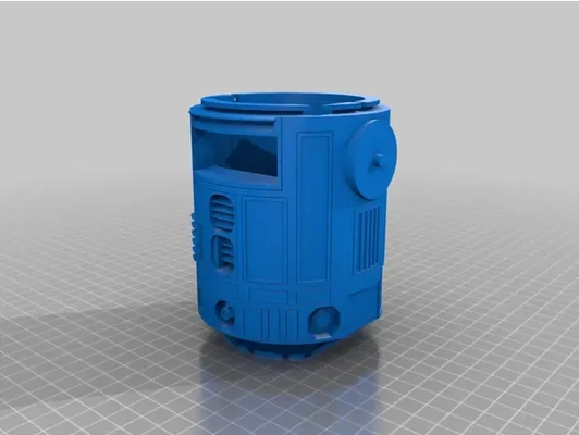 r2d2 l'horloge minuteur 4870453 3d modèles télécharger créalité nuage 3d print model - Mito3D