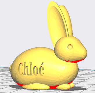 coniglio modello animali 3d print model - Mito3D